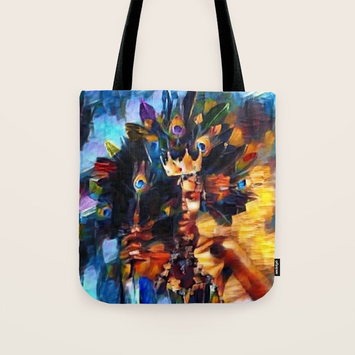 African American 'Amanirenas, Nubian-African Queen' Portrait Tote Bag Gallery Image 1