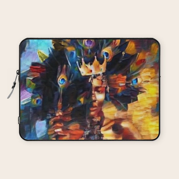 African American 'Amanirenas, Nubian-African Queen' Portrait Laptop Sleeve Gallery Image 1