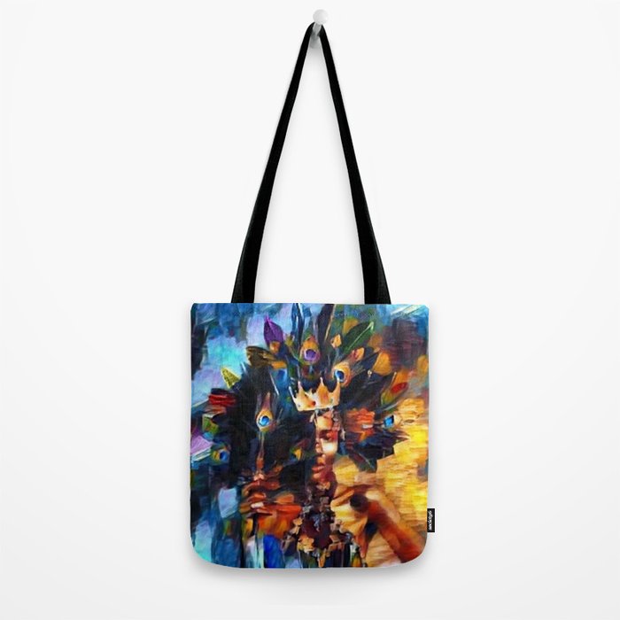 African American 'Amanirenas, Nubian-African Queen' Portrait Tote Bag Gallery Image 2