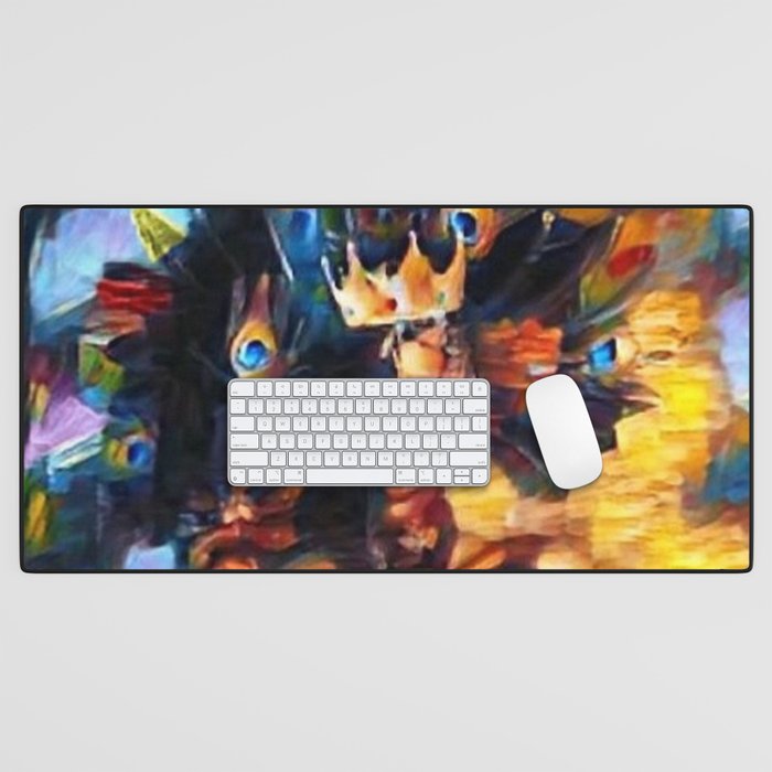 African American 'Amanirenas, Nubian-African Queen' Portrait Desk Mat Gallery Image 1