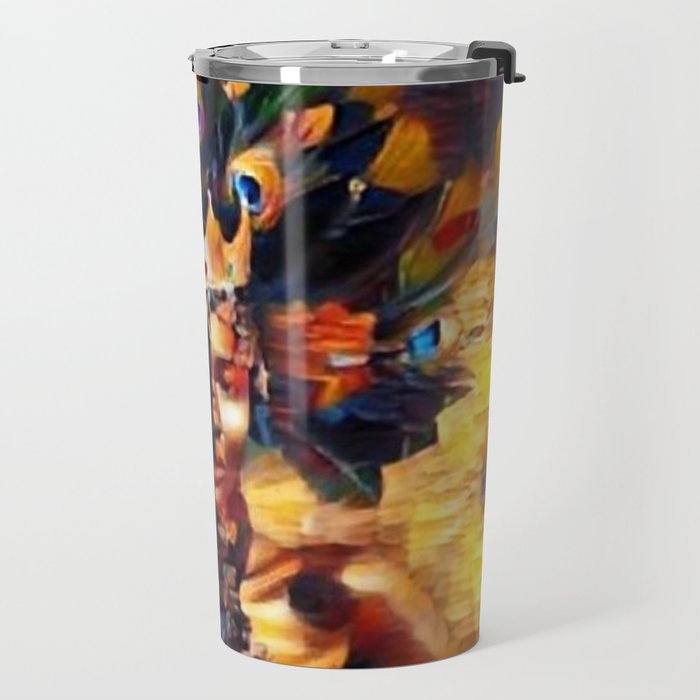 African American 'Amanirenas, Nubian-African Queen' Portrait Travel Mug Gallery Image 2