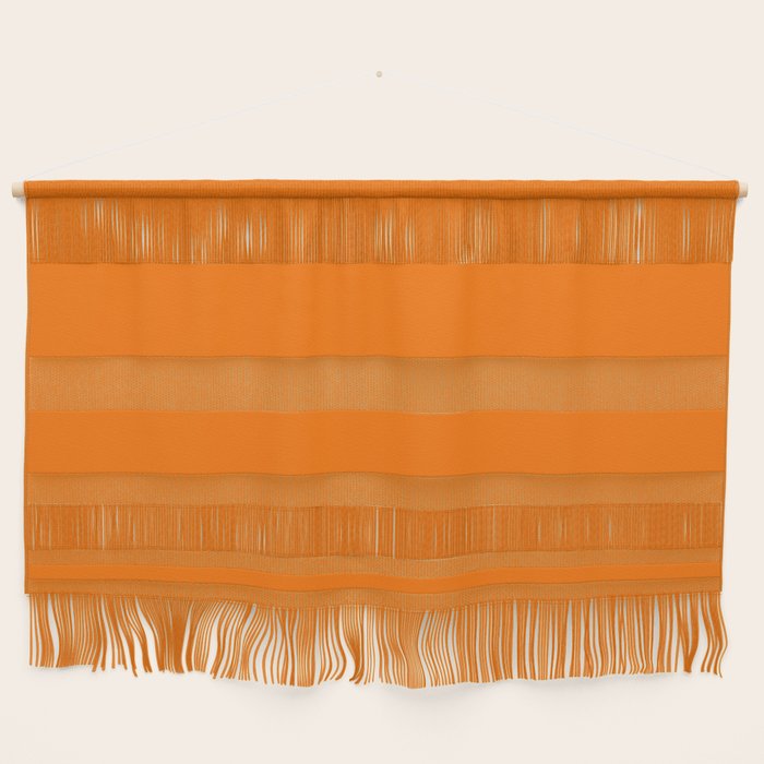 Bright Neon Orange Russet 2018 Fall Winter Color Trends Wall Hanging Gallery Image 1