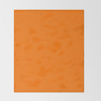 Bright Neon Orange Russet 2018 Fall Winter Color Trends Throw Blanket Gallery Image 2