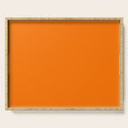 Bright Neon Orange Russet 2018 Fall Winter Color Trends Serving Tray Gallery Image 1