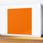 Bright Neon Orange Russet 2018 Fall Winter Color Trends Wall Mural Gallery Image 2