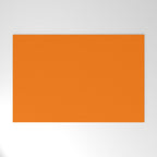 Bright Neon Orange Russet 2018 Fall Winter Color Trends Welcome Mat Gallery Image 1