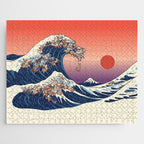 The Great Wave of Dachshunds Jigsaw Puzzle Gallery Image 1