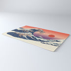 The Great Wave of Dachshunds Rug Gallery Image 3