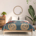 Passion Flower Joy Jade Pattern Comforter Gallery Image 3