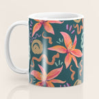 Passion Flower Joy Jade Pattern Coffee Mug Gallery Image 3