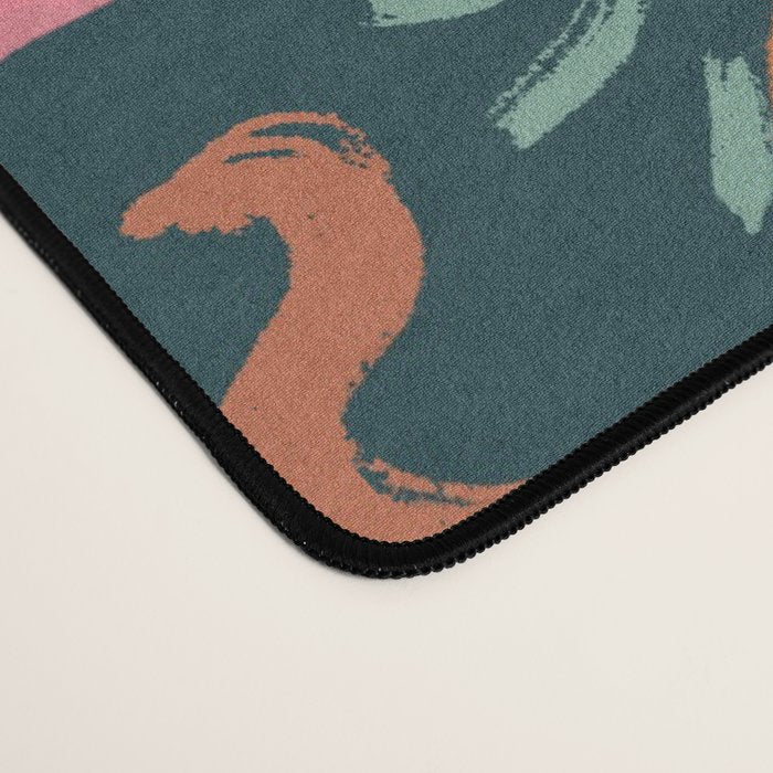 Passion Flower Joy Jade Pattern Desk Mat Gallery Image 4
