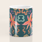 Passion Flower Joy Jade Pattern Coffee Mug Gallery Image 4