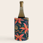Passion Flower Joy Jade Pattern Wine Chiller Gallery Image 2