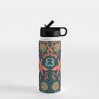 Passion Flower Joy Jade Pattern Water Bottle Gallery Image 1