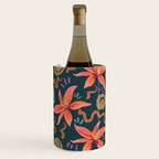 Passion Flower Joy Jade Pattern Wine Chiller Gallery Image 3