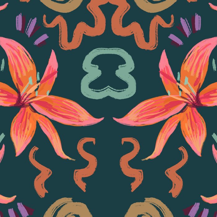 Passion Flower Joy Jade Pattern Coffee Mug Gallery Image 2
