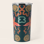 Passion Flower Joy Jade Pattern Travel Mug Gallery Image 1