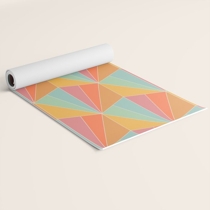 Gisela Color Block Pattern II Yoga Mat Gallery Image 2