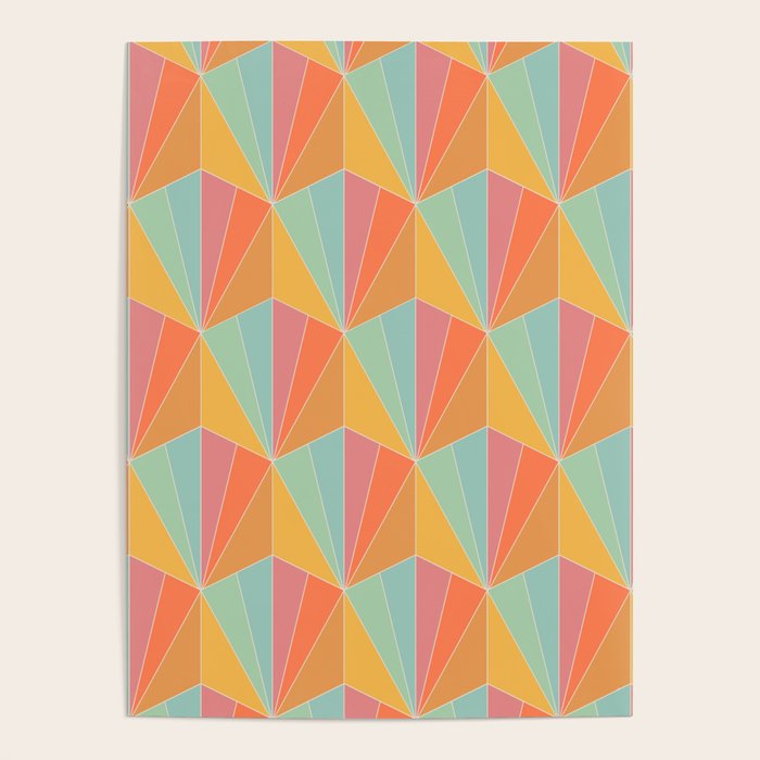 Gisela Color Block Pattern II Poster Gallery Image 4