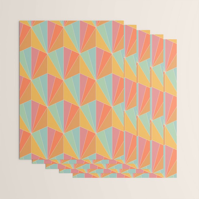 Gisela Color Block Pattern II Wrapping Paper Gallery Image 3