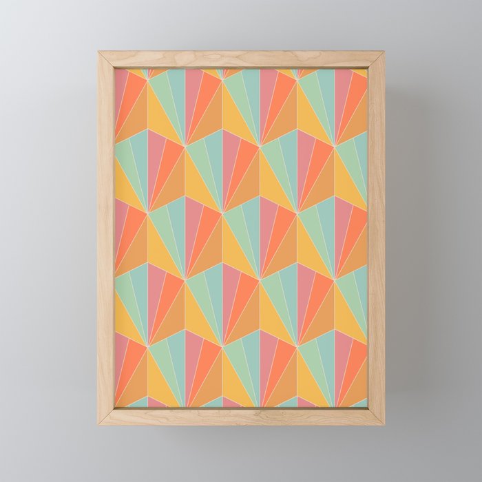 Gisela Color Block Pattern II Mini Art Print Gallery Image 1