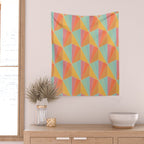 Gisela Color Block Pattern II Wall Tapestry Gallery Image 2