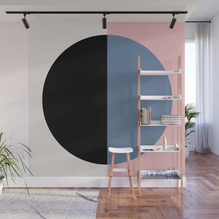 Color Block Abstract XVI Wall Mural Gallery Image 1