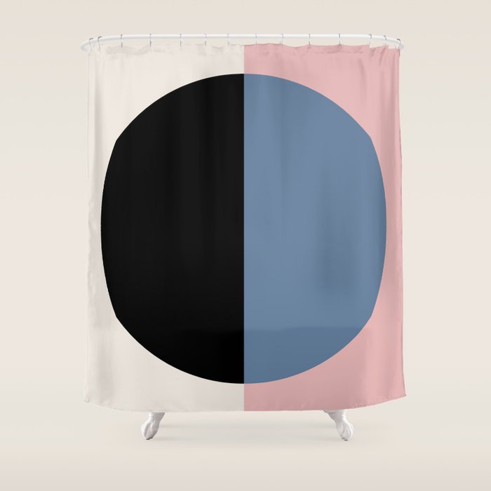 Color Block Abstract XVI Shower Curtain Gallery Image 1