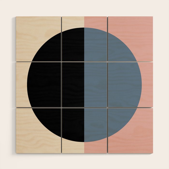 Color Block Abstract XVI Wood Wall Art Gallery Image 1