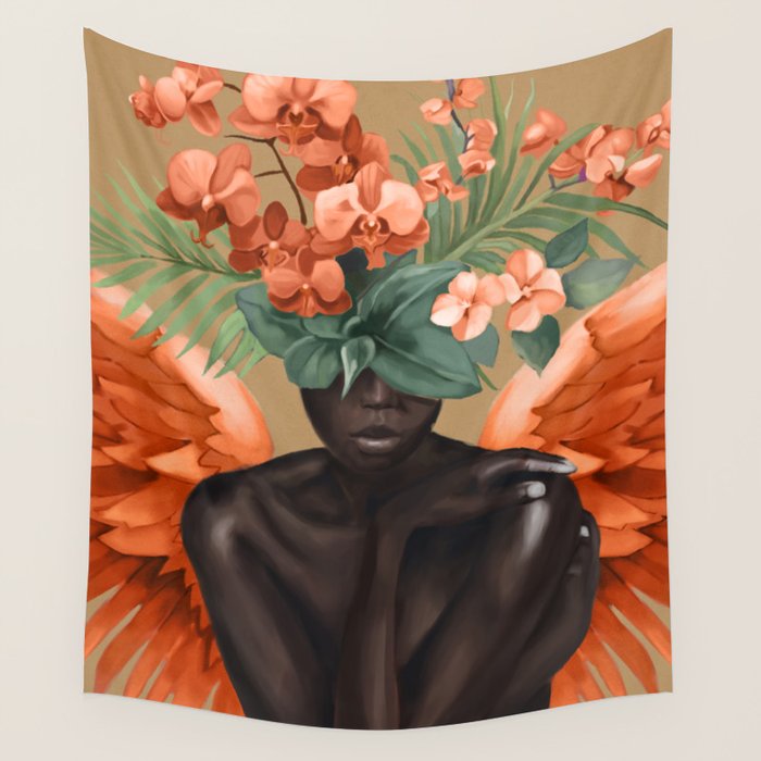 Celestial Bloom 2 Wall Tapestry Gallery Image 4