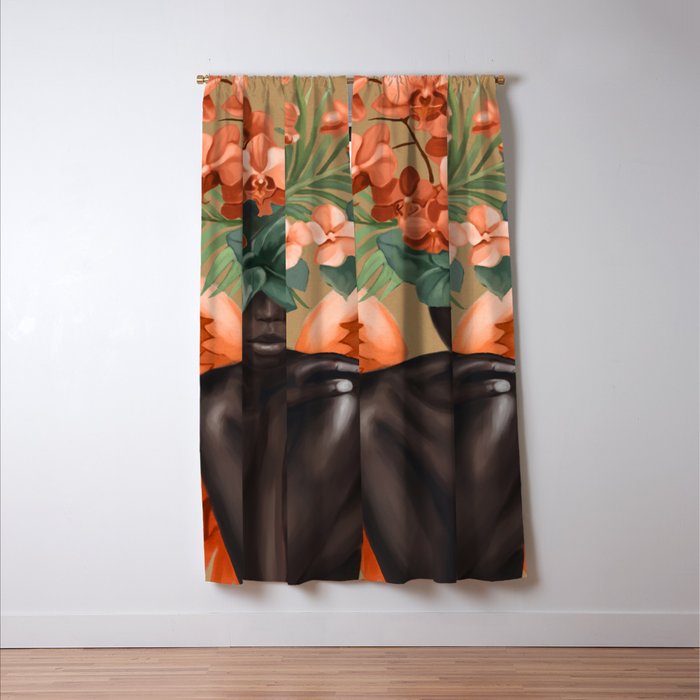 Celestial Bloom 2 Window Curtain Gallery Image 3