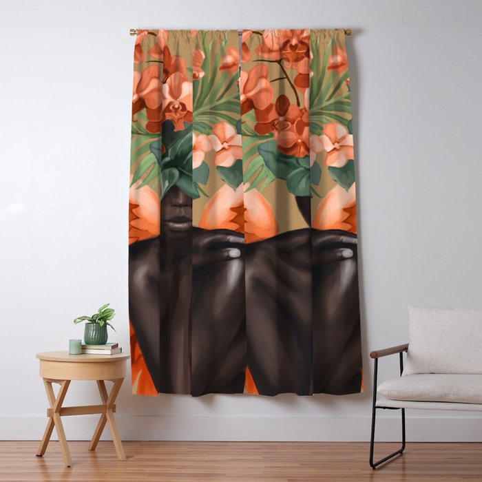 Celestial Bloom 2 Window Curtain Gallery Image 5