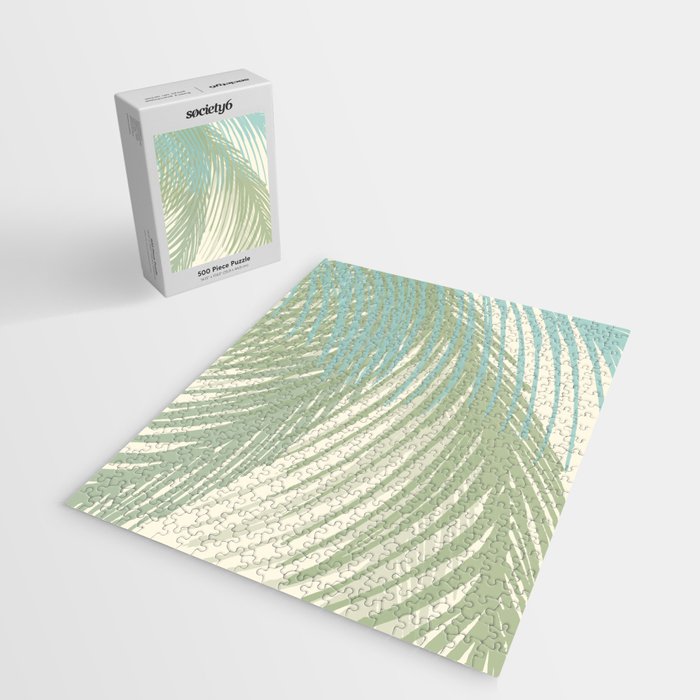 Calm Coastal Palms Jigsaw Puzzle Gallery Image 2