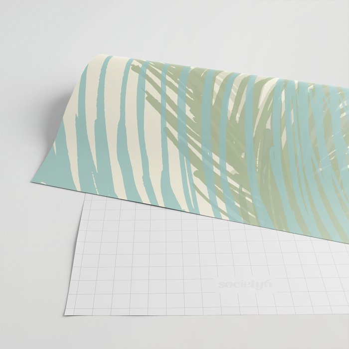 Calm Coastal Palms Wrapping Paper Gallery Image 2
