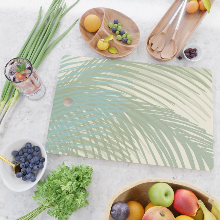 Calm Coastal Palms Cutting Board Gallery Image 2