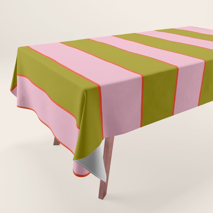 Abstration_GEOMETRIC_RIBBON_STRIPE_LINE_GIFT_LOVE_POP_0930 Tablecloth Gallery Image 1