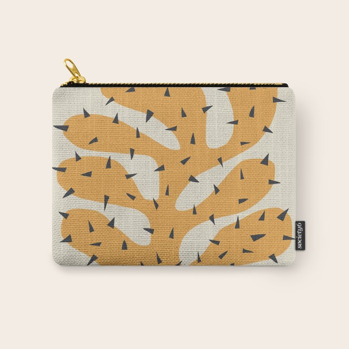 Matisse Inspired Orange Shape Carry All Pouch Gallery Image 1