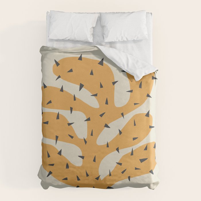 Matisse Inspired Orange Shape Duvet Cover Gallery Image 6