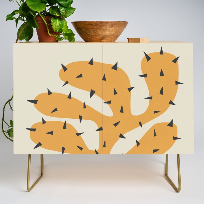 Matisse Inspired Orange Shape Credenza Gallery Image 1