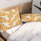 Matisse Inspired Orange Shape Pillow Sham Gallery Image 2