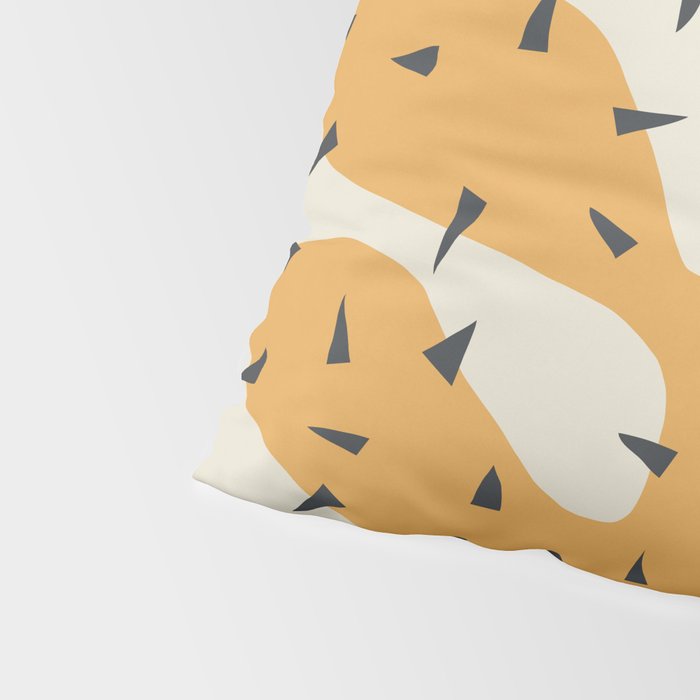 Matisse Inspired Orange Shape Pillow Sham Gallery Image 4