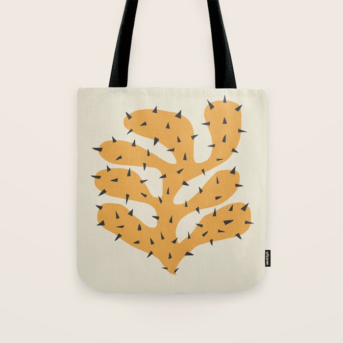 Matisse Inspired Orange Shape Tote Bag Gallery Image 1