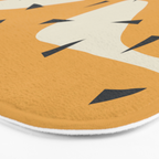 Matisse Inspired Orange Shape Bath Mat Gallery Image 3