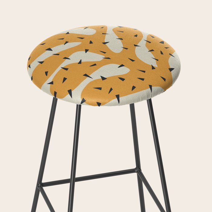 Matisse Inspired Orange Shape Stool Gallery Image 2