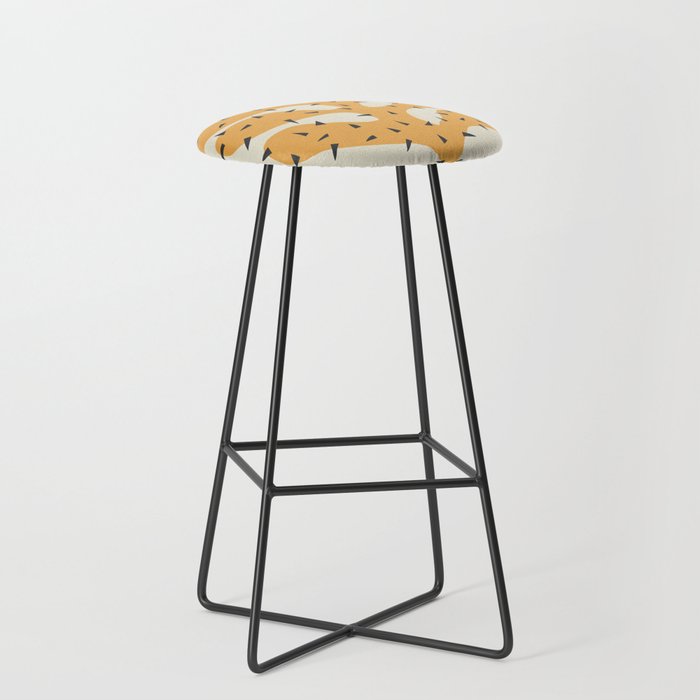 Matisse Inspired Orange Shape Stool Gallery Image 1