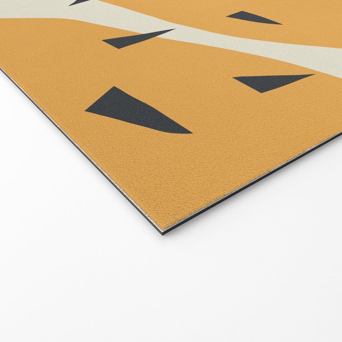 Matisse Inspired Orange Shape Welcome Mat Gallery Image 2