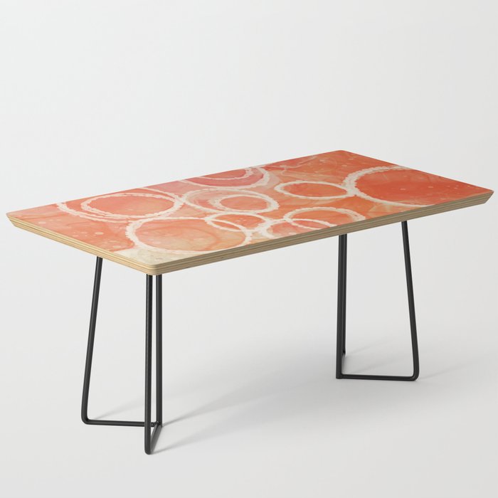 Pink Bubble - Modern Abstract Art Print Coffee Table Gallery Image 1