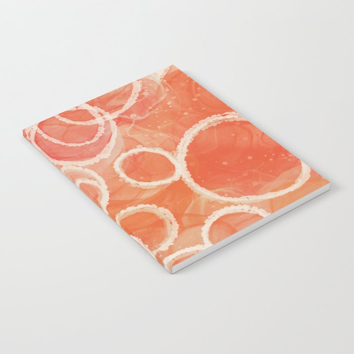Pink Bubble - Modern Abstract Art Print Notebook Gallery Image 1