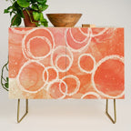 Pink Bubble - Modern Abstract Art Print Credenza Gallery Image 1