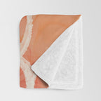 Pink Bubble - Modern Abstract Art Print Throw Blanket Gallery Image 3